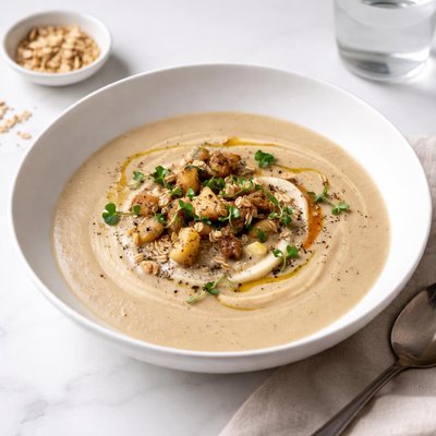 Image of Cream of Browned Potato and Oatmeal Soup