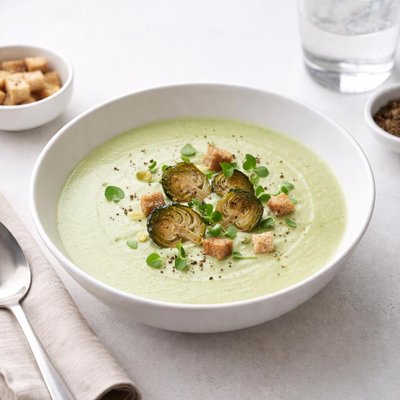 Image of Cream of Brussels Sprouts Soup