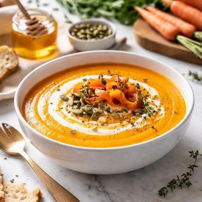 Image of Cream of Carrot and Honey Soup