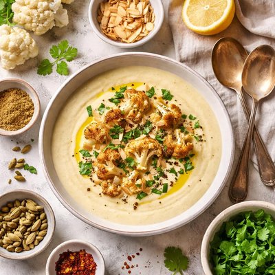 Image of Cream of Cauliflower Soup with Cardamom