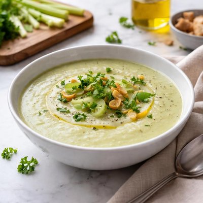 Image of Cream of Celery Soup Low Fat