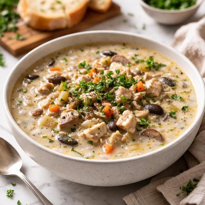 Image of Cream of Chicken Soup with Wild Rice Ii