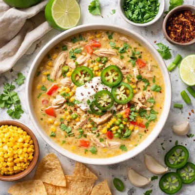 Image of Cream of Chile Chicken Soup