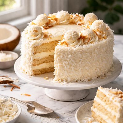 Image of Cream of Coconut Cake