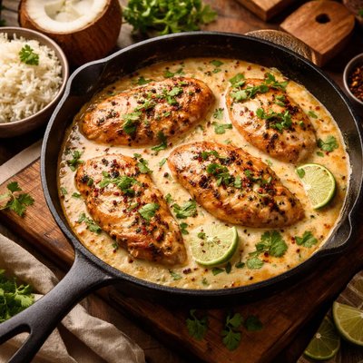 Image of Cream of Coconut Chicken