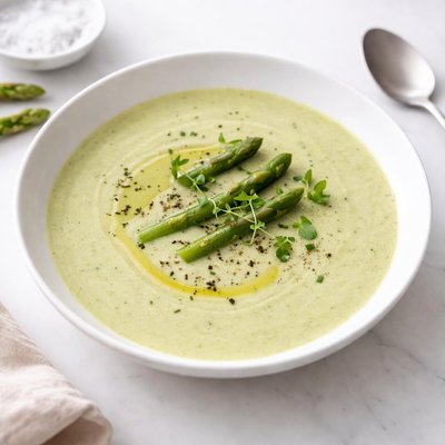 Image of Cream of Fresh Asparagus Soup