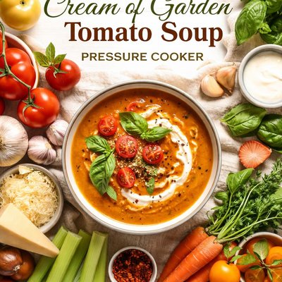 Image of Cream of Garden Tomato Soup Pressure Cooker West
