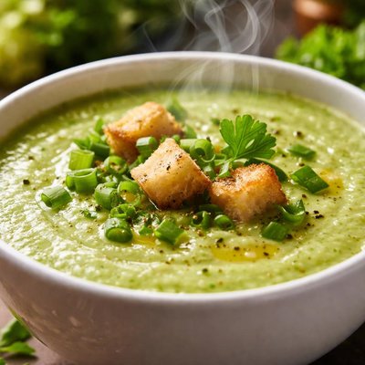 Image of Cream of Lettuce Soup