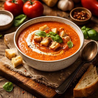 Image of Cream of Peppers and Tomatoes