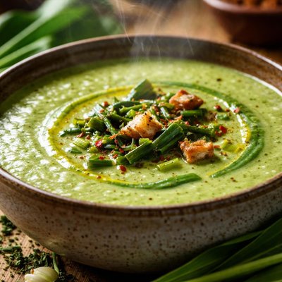 Image of Cream of Ramps Wild Leeks Soup
