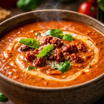 Image of Cream of Sun Dried Tomato Soup