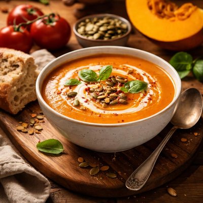 Image of Cream of Tomato Pumpkin Soup