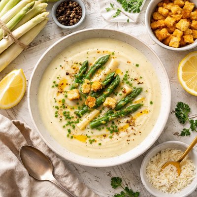 Image of Cream of White Asparagus Soup