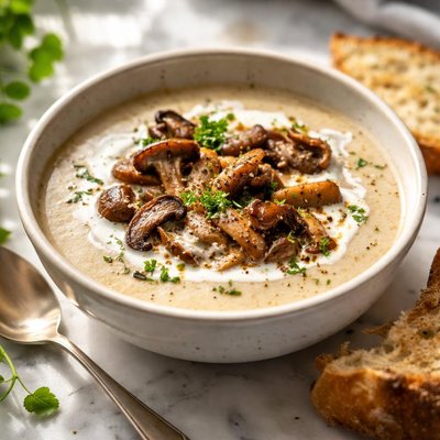 Image of Cream of Wild Mushroom Soup