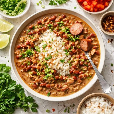 Image of Cream Style Red Beans and Rice