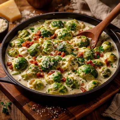 Image of Creamed Brussels Sprouts