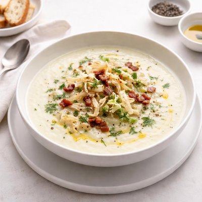 Image of Creamed Cabbage Soup Lightened Up