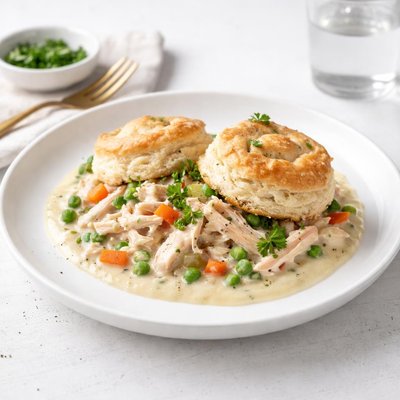Image of Creamed Chicken and Biscuits