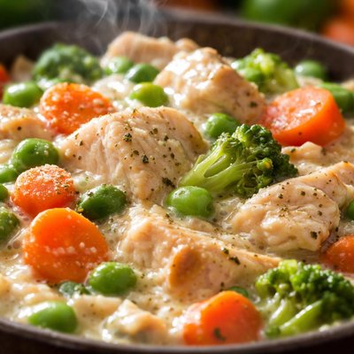 Image of Creamed Chicken and Vegetables