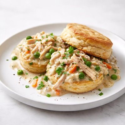 Image of Creamed Chicken Biscuits