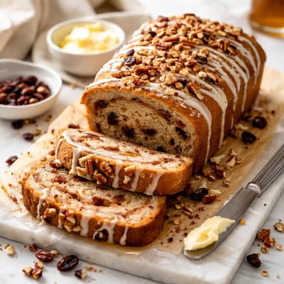 Image of Creamed Cinnamon Raisin Nut Bread Abm