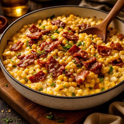 Image of Creamed Corn with Bacon