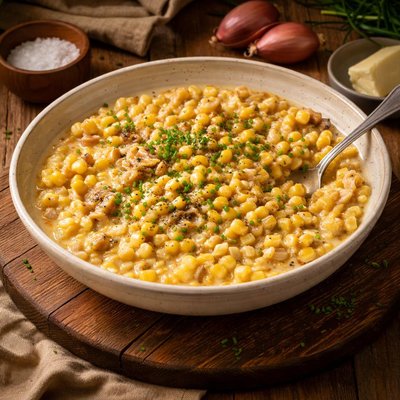 Image of Creamed Corn with Shallots
