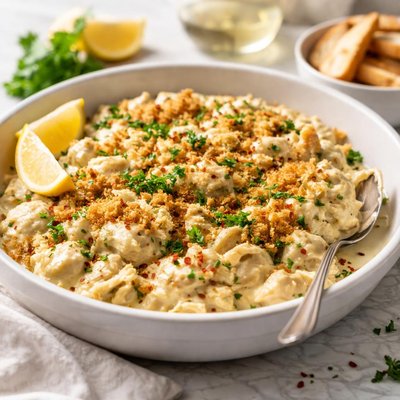 Image of Creamed Crabmeat with Artichoke Hearts