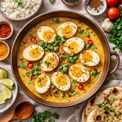 Image of Creamed Eggs Curry