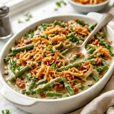 Image of Creamed Green Bean Casserole