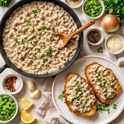 Image of Creamed Ground Beef Sos