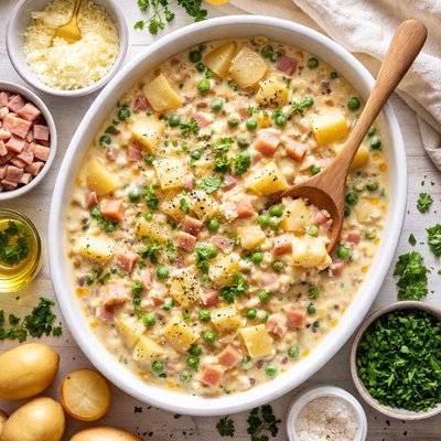 Image of Creamed Ham Potatoes