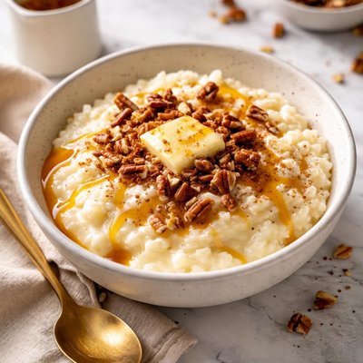 Image of Creamed Rice with Maple Syrup