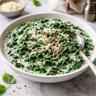 Image of Creamed Spinach Berghoff Chicago