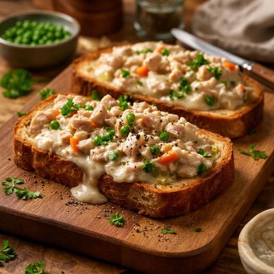 Image of Creamed Tuna on Toast