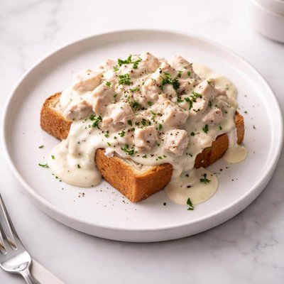 Image of Creamed Tuna the Old Fashioned Way No Peas