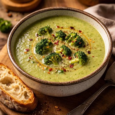 Image of Creamless Cream of Broccoli Soup