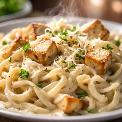 Image of Creamy Alfredo with Tofu Shirataki
