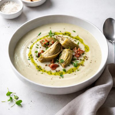 Image of Creamy Artichoke Soup