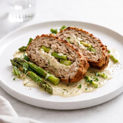 Image of Creamy Asparagus Meatloaf