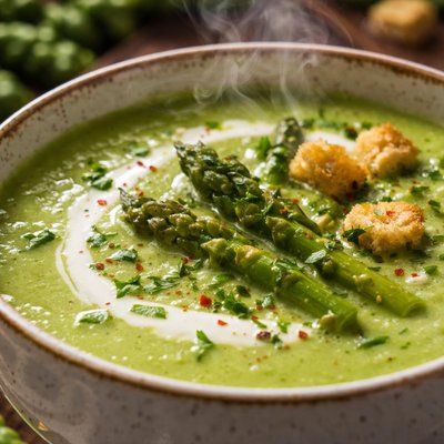 Image of Creamy Asparagus Soup