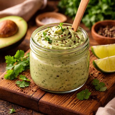 Image of Creamy Avocado Cilantro Dressing