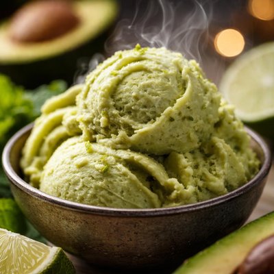 Image of Creamy Avocado Ice Cream