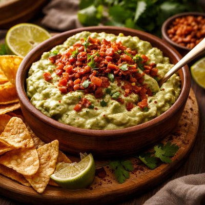 Image of Creamy Avocado with Bacon Dip