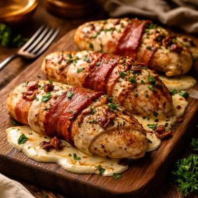 Image of Creamy Bacon Wrapped Chicken