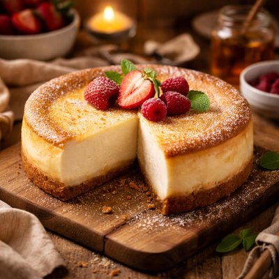 Image of Creamy Baked Cheesecake