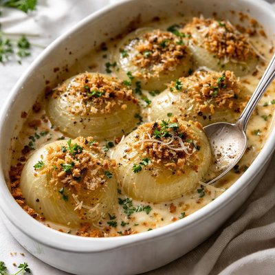 Image of Creamy Baked Onions