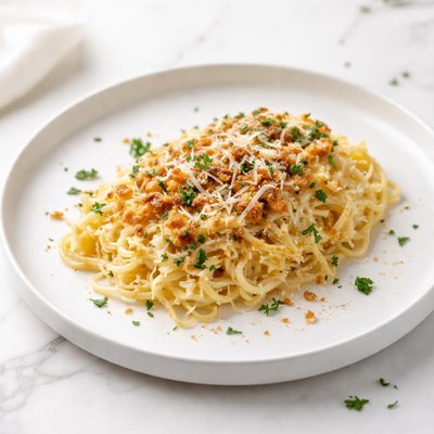Image of Creamy Baked Spaghetti Squash Parmesan Low Carb