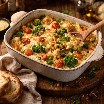 Image of Creamy Baked Veggies