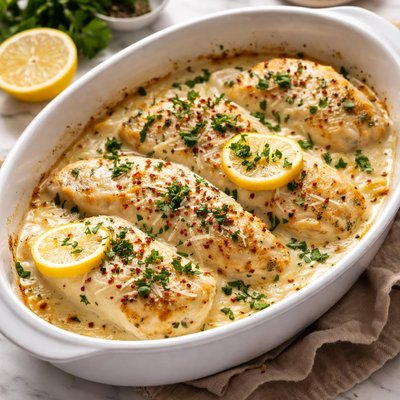 Image of Creamy Baked Whitefish